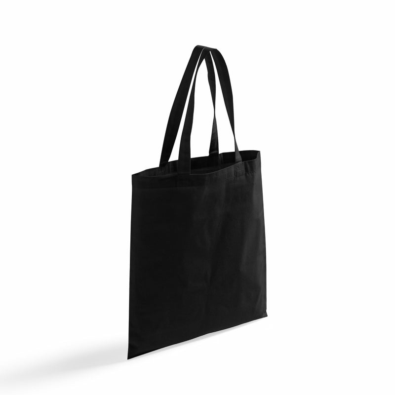 TBF 24 Pack Eco-Friendly Canvas Tote Bags with Gusset â€“ Reusable Bulk Cotton Tote Bag with Handles, Convention Bags, Black - Image 2