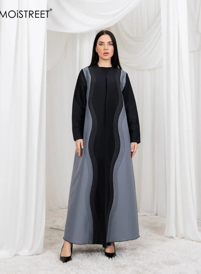 Moistreet Bridal Satin Abaya