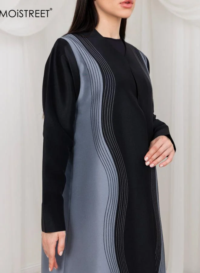 Moistreet Bridal Satin Abaya