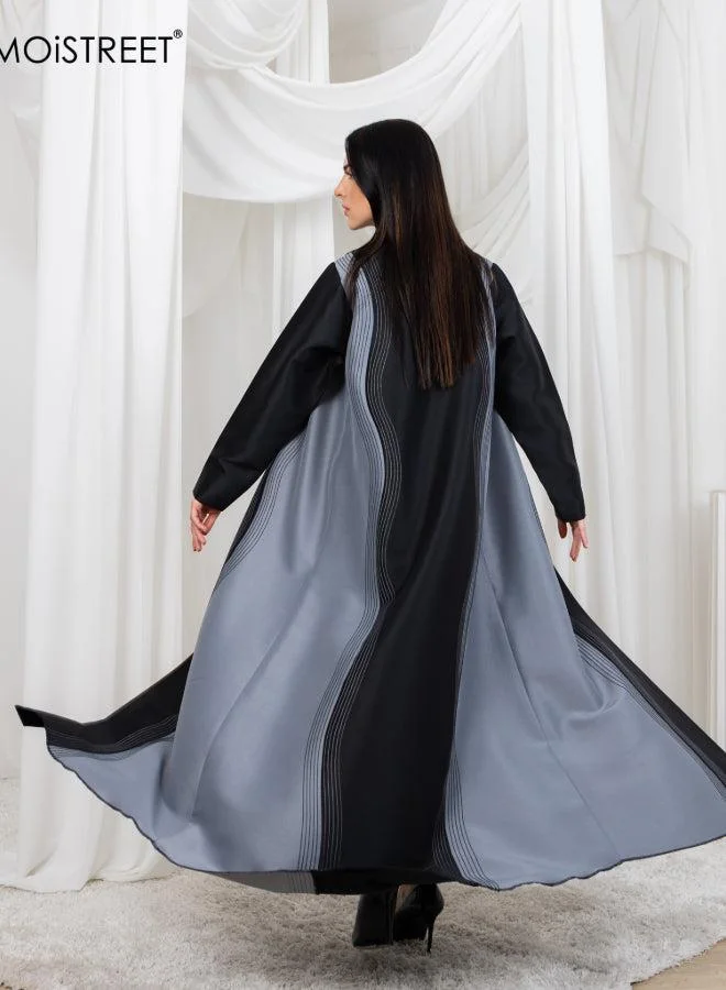 Moistreet  MOiSTREET Bridal Satin  Abaya for Women | Best Price UAE
