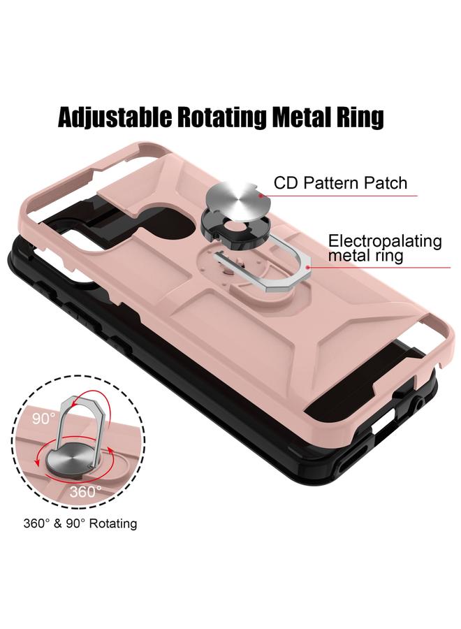 اس-توب جراب لهاتف Motorola Moto G10 / G30 War-god Armor TPU + PC جراب واقٍ مغناطيسي مقاوم للصدمات مع حامل حلقي - Image 5