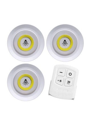 LED Light with Remote Control Battery Operated Set of 3 Remote Control No Wiring Required Switch between Strong Low Brightness Battery Operated Easy Adhesive Tape Attachment - pzsku/ZB19953A2B2B750791F58Z/45/_/1712666186/ecaf5367-7088-4a17-ae52-0d7c5925cf70