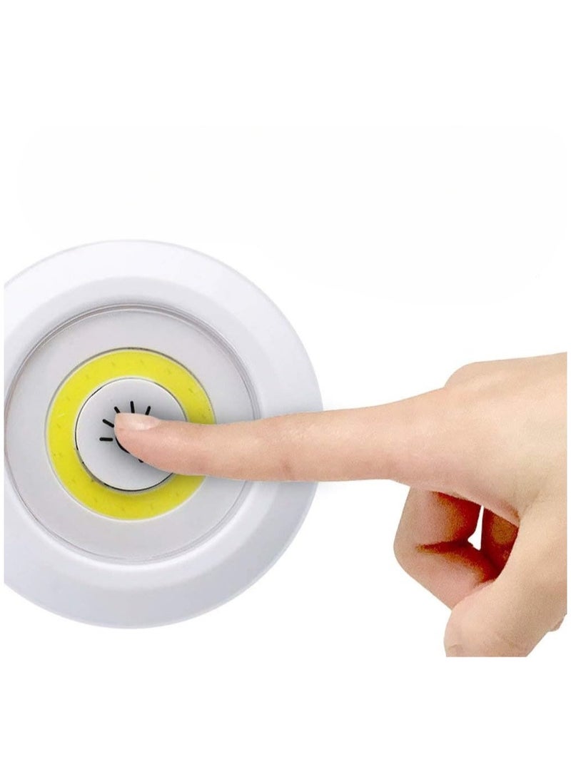 Generic LED Light with Remote Control Battery Operated Set of 3 Remote Control No Wiring Required Switch between Strong Low Brightness Battery Operated Easy Adhesive Tape Attachment  - Image 2