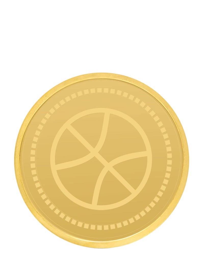 RG REFINERY Rafmoh Bullion 2 Gram 24k Gold Coin with Ball Design - 2 Grams Gold Coin 24KT 999.9 Purity - Image 2