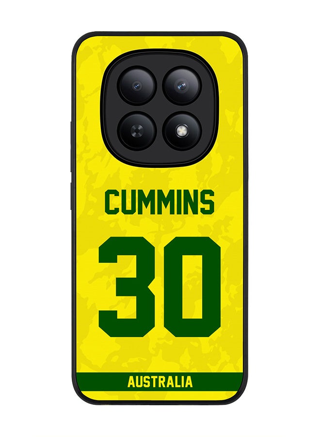 For Xiaomi Redmi Note 15 5G / Poco M8 Case,Slim fit Camera Protection, Shockproof Thin Phone cover  - Australia Pat Cummins, Jersey No 30