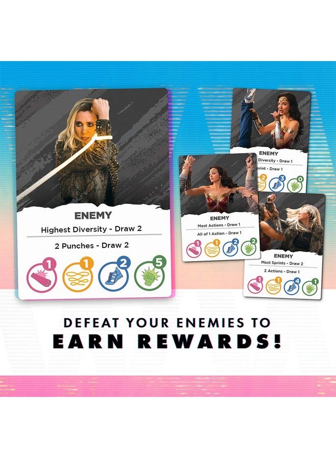 CRYPTOZOIC ENTERTAINMENT Cryptozoic Entertainment Wonder Woman 1984 Card Game - Be The Super Hero and Save The Most Civilians to Win - DC Comics - for 2 to 4 Players - Ages 14+ - Image 4