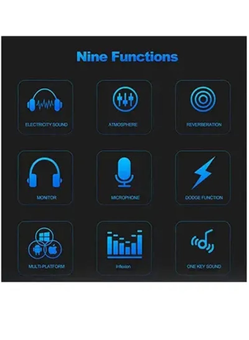 Studio Recording Professional Sound Card Microphone Set PSM-Mic05 Muticolour - Image 2