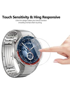X-level 2 Pcs Huawei Watch GT 5 Pro 46MM Screen Protector, HD Premium Real Screen Protector Dustproof Anti-Scratch Bubble Free Tempered Glass Protection Film Smartwatch Accessories  - Image 4