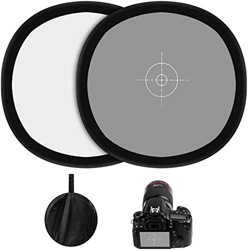 Magideal White Balance 18% Gray Reference Reflector Grey Card with Carry Bag-Available on both sides - Image 4