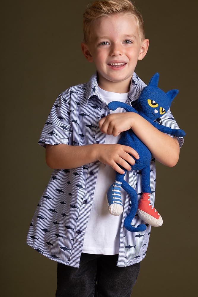MerryMakers Pete the Cat Plush Doll, 14.5-Inch , Blue - Image 2