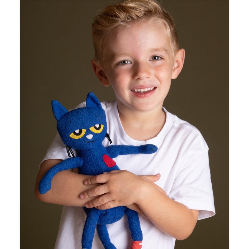 MerryMakers Pete the Cat Plush Doll, 14.5-Inch , Blue - Image 3