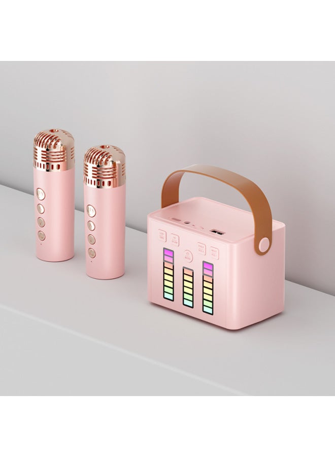 نيوترل Q2 مصباح رأس ملون مع ميكروفون لاسلكي وسماعة بلوتوث متكاملة لنظام كاريوكي ستيريو محمول للعائلة وللاستخدام الخارجي - Image 1