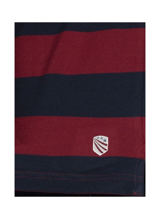 JOCKEY - Jockey US93 Men Super Combed Cotton Rich Striped Polo T Shirt - Image 1