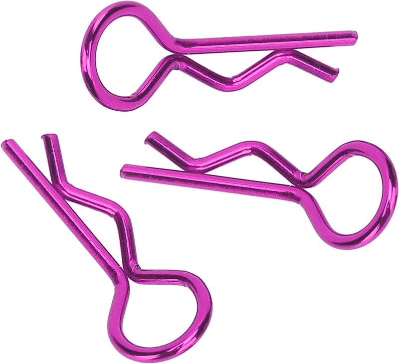 klarako RC Car Shell Body Clips, RC Body Clips Portable for 1/6 RC Car for 1/10 RC Car for 1/5 RC Car for 1/8 RC Car(Purple) - Image 2