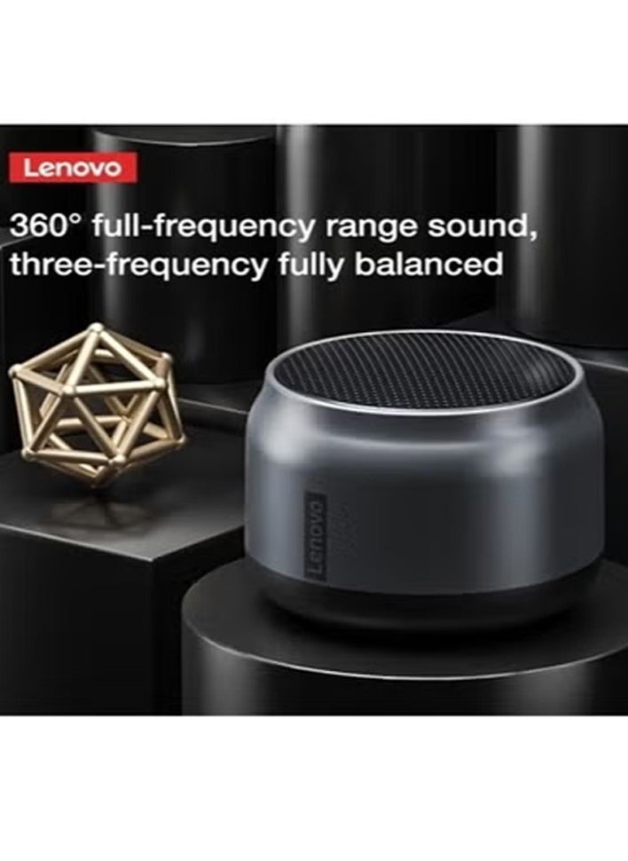 Lenovo Thinkplus Portable Wireless Bluetooth Speaker Suitable for Outdoor Desktop Bluetooth Speaker Black  - Image 5