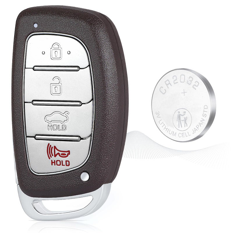 Beefunny Keyless Entry Key Fob Replacement for Hyundai Sonata 2015 2016 2017 FCC ID: CQOFD00120 P/N: 95440-C1000N 95440-C1001 95440-C1000 Smart Remote Car Key fob - Image 1