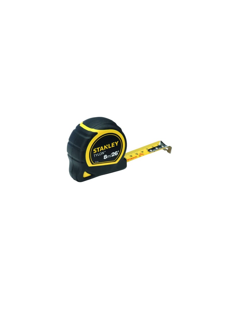 STANLEY Tylon 8m/26ft Pocket Tape Yellow/Black, 0-30-656 - Image 2