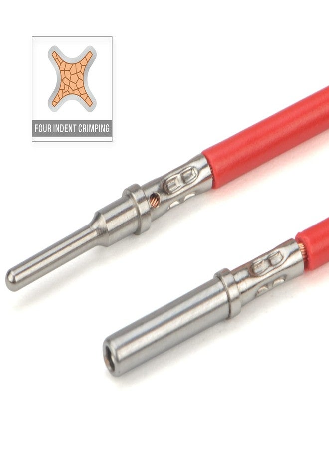 IWISS iCrimp IWD-1620 Deutsch Crimp Tool, Size 16 Deutsch Crimper, Solid Barrel Contact & Circular Connector Contacts Crimping Tool, 8 Indents Wire Crimper, AWG16 to AWG20 - Image 5