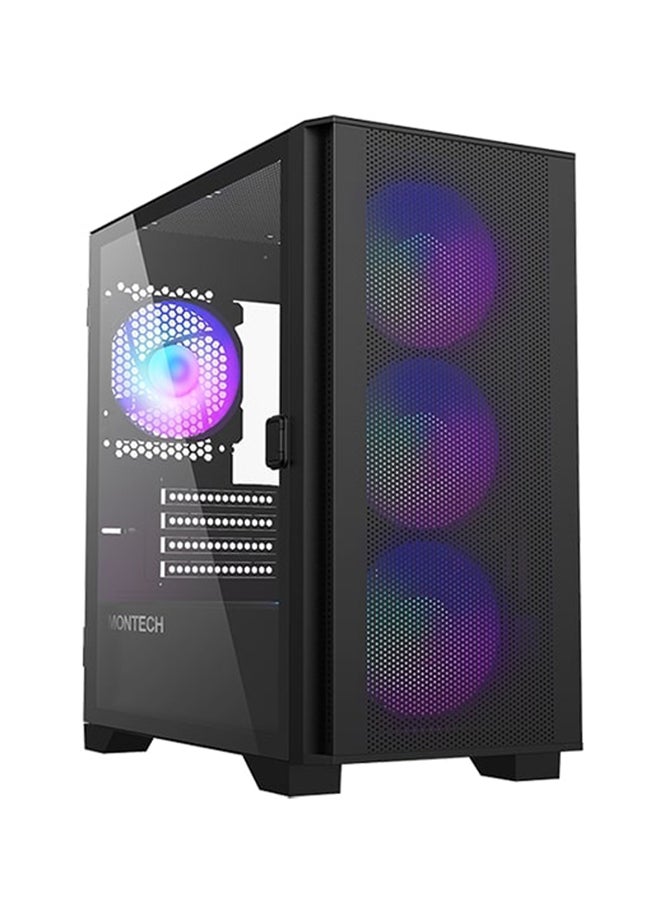 Vektra - RDY Air 100 Black AMD 001 Gaming PC / Ryzen 5 7600X / RTX 3050 / 32GB DDR5 RAM / 1TB Gen4 SSD / 550W / Air Tower Cooler / Windows 11 Pro / 2 Years Warranty - Image 1
