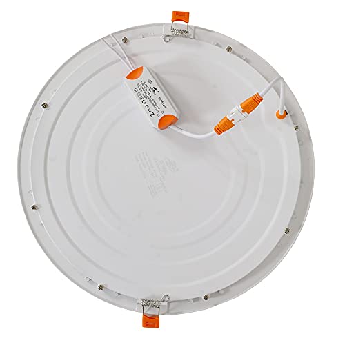 D'Mak 30W LED Round False Ceiling Panel Light for POP (White, 1 X 1 Feet,Aluminium) - Image 3