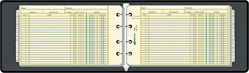 Rediform RED63453 4-Ring Ledger Outfit - Includes 100 Mini-Ledger Debit-Credit-Balance Sheets - Image 3