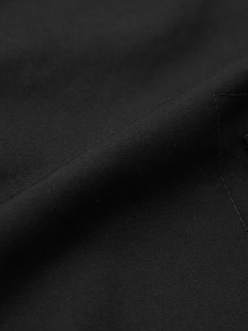 The Souled Store Men Nightfall Solid Black Straight Fit Cargo Pants - Image 5