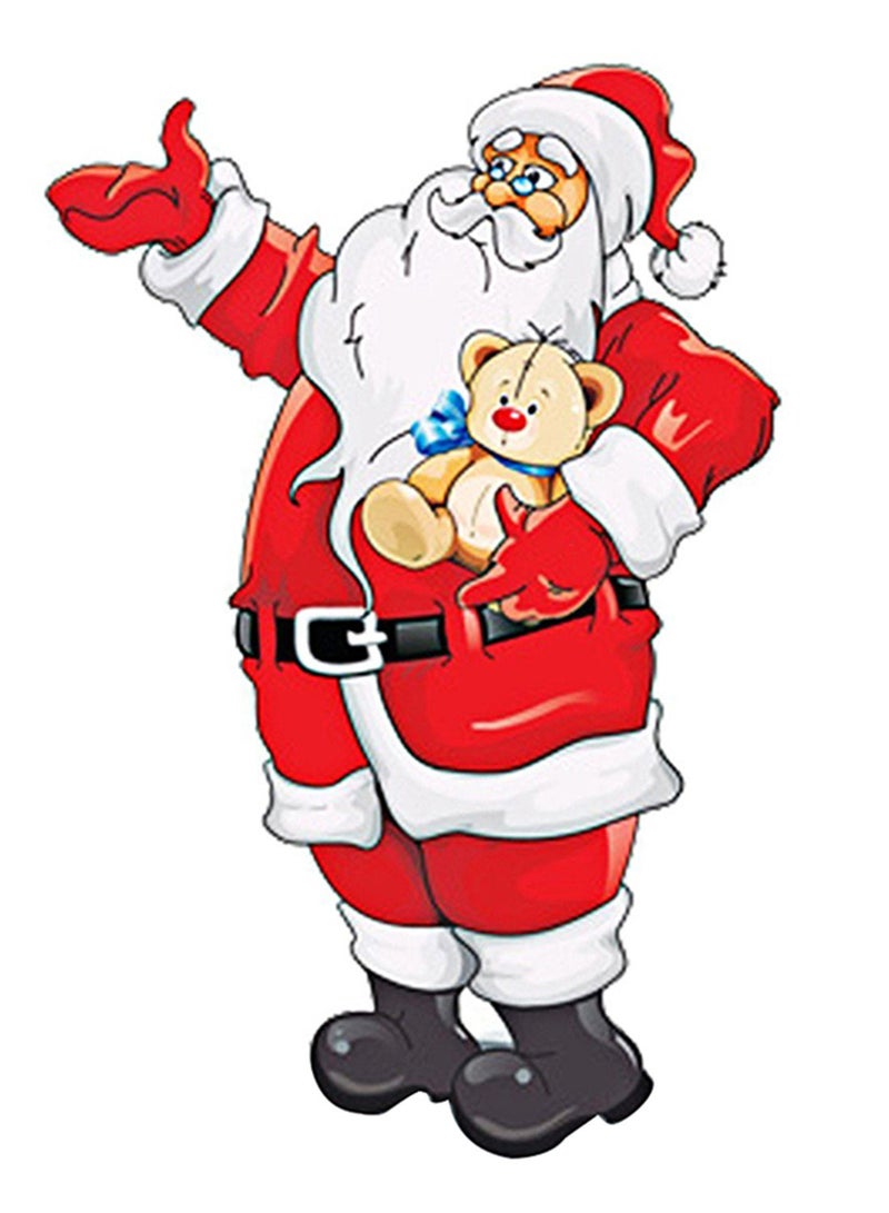 NIBEMINENT Santa Car Window Decorative Removable Sticker