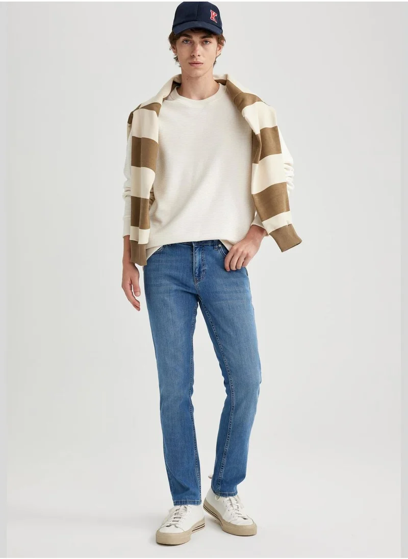 DeFacto Man Slim Fit Denim Trousers