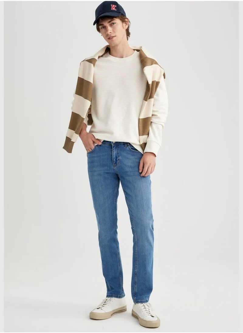 DeFacto Man Slim Fit Denim Trousers