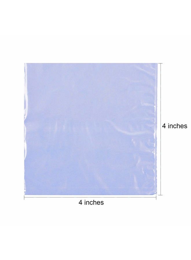 LazyMe Shrink Wrap Bags, 4 x 4 inch, PVC Heat Shrink Wrap for Handmade Soaps Bath Bombs, Art Crafts and DIY Crafts (200Pcs) - Image 2