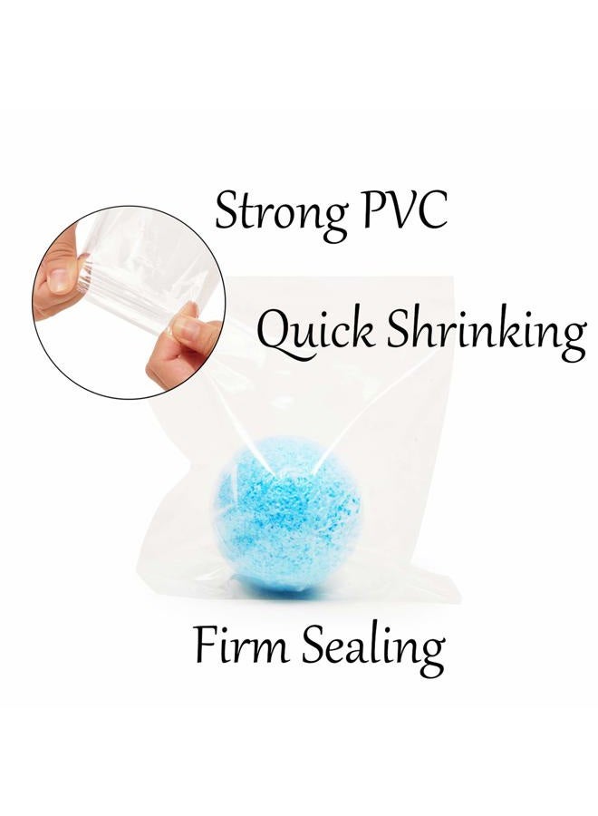LazyMe Shrink Wrap Bags, 4 x 4 inch, PVC Heat Shrink Wrap for Handmade Soaps Bath Bombs, Art Crafts and DIY Crafts (200Pcs) - Image 4