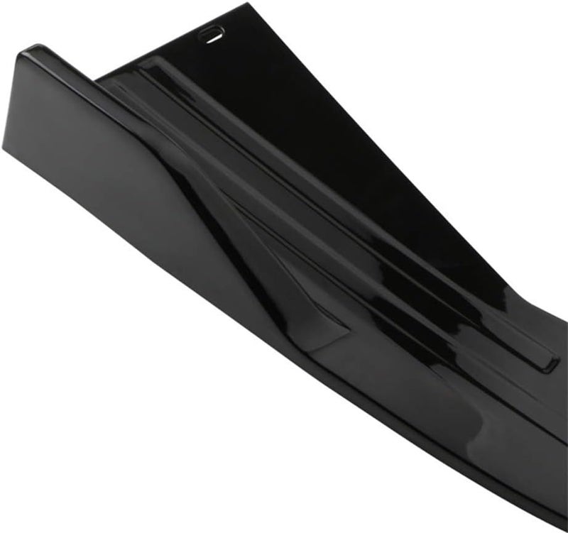 idain 2PCS Universal Rear Bumper Lip Diffuser Splitter Canard Protector - Black - Image 4