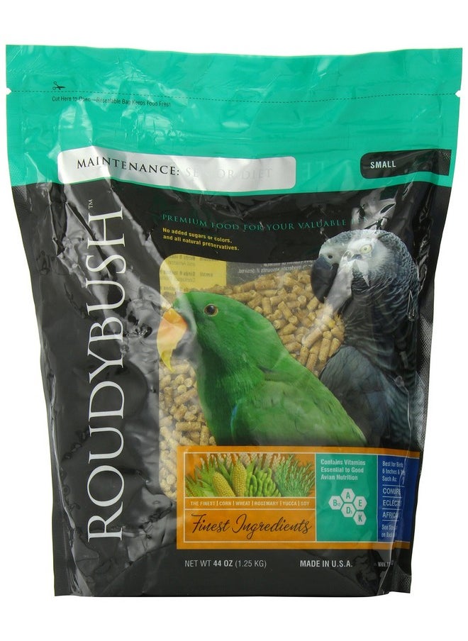 ROUDYBUSH Senior Bird Diet, Small, 44Ounce, Yellow, 2.75 Pound (Pack Of 1)  - Image 1