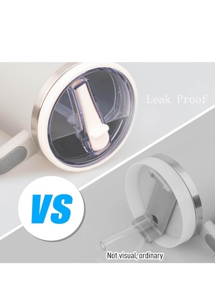 Leak-Proof Mug Lid with Dual Drinking Openings – Easy and Comfortable Design – Stylish Pink Color – Ideal for Hot and Cold Beverages - Image 3