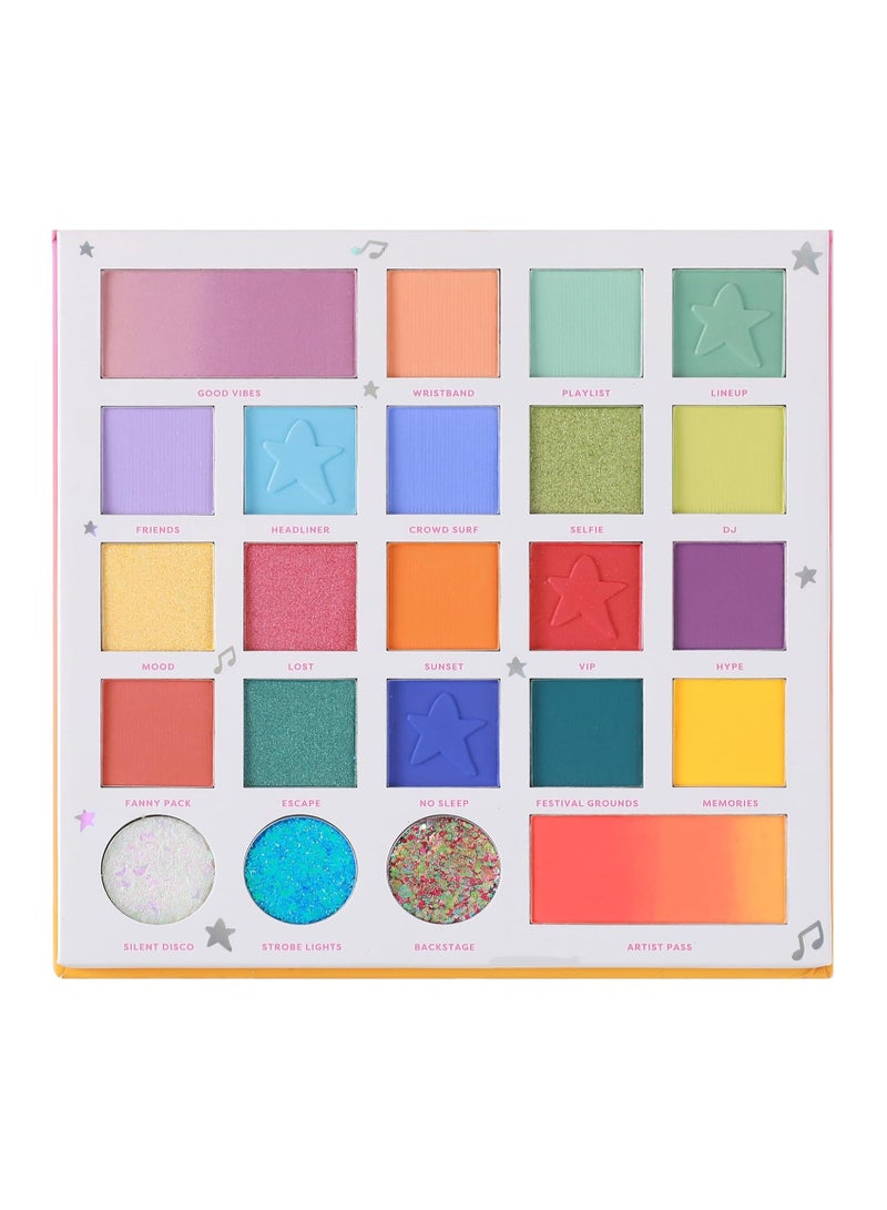 Profusion Cosmetics It's A Vibe Mainstage 23 Shade Eyeshadow Palette Raise Your Makeup Style With Pigmented Eyeshadows Vibrant Colors and Smooth Finish - Image 2
