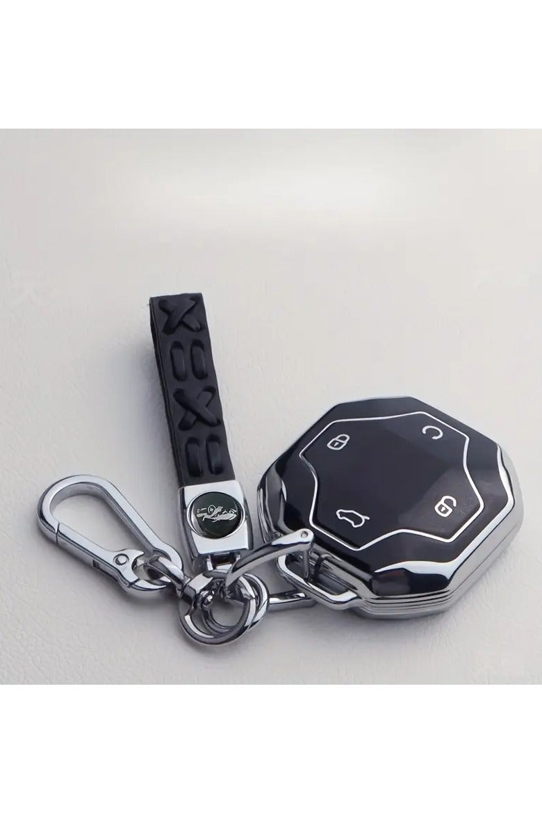 Service Zone Durable TPU Car Key Fob Case Cover For Chery Jetour T2 Traveler 2023 2024,Anti-Fall, Wear-Resistant, Durable, With Key Chain - Image 1