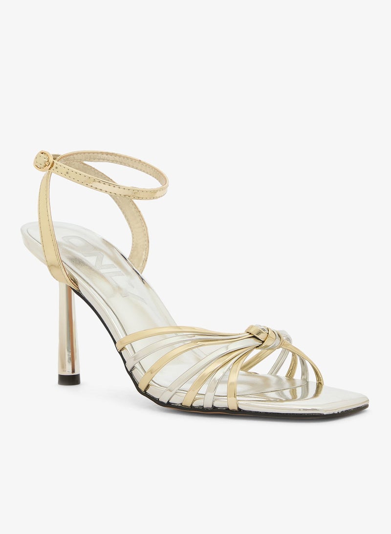 ONLY Casual Ankle Strap Heeled Sandals - Image 3