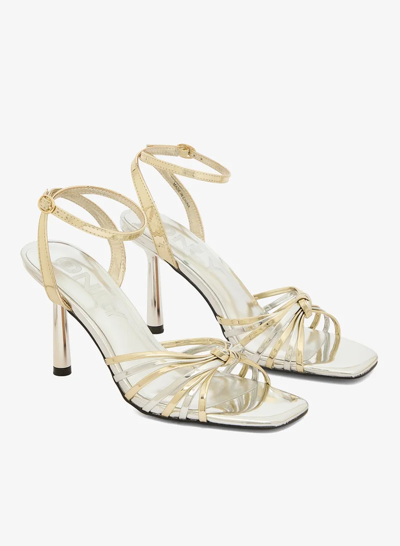 ONLY  Casual Ankle Strap Heeled Sandals for Women | Best Price UAE