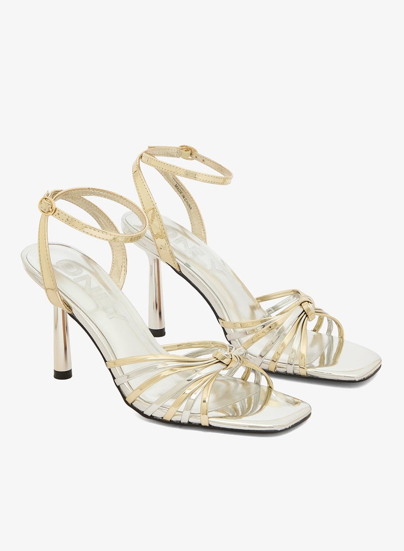 ONLY Casual Ankle Strap Heeled Sandals - Image 4