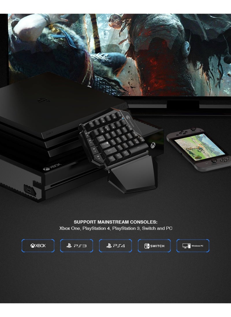 Gaming Keypad and Mouse Combo for GameSir VX AimSwitch 2.4G for PlayStation4 Xbox One Nintendo Switch PlayStation3 PC Console Accessory Set
