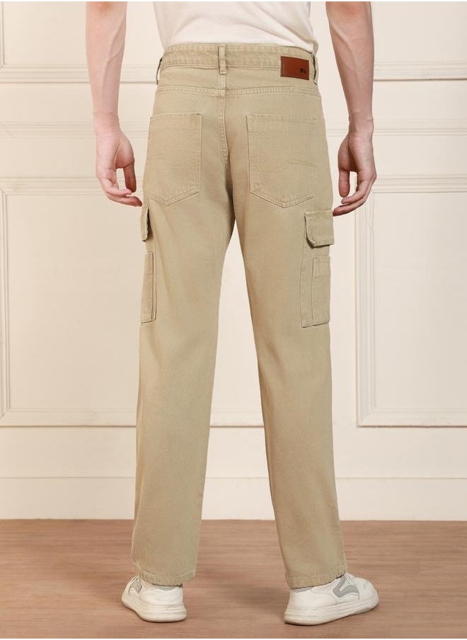 Dennis Lingo - Men's Khaki Relaxed Fit Jeans - Casual and Comfortable - Image 1