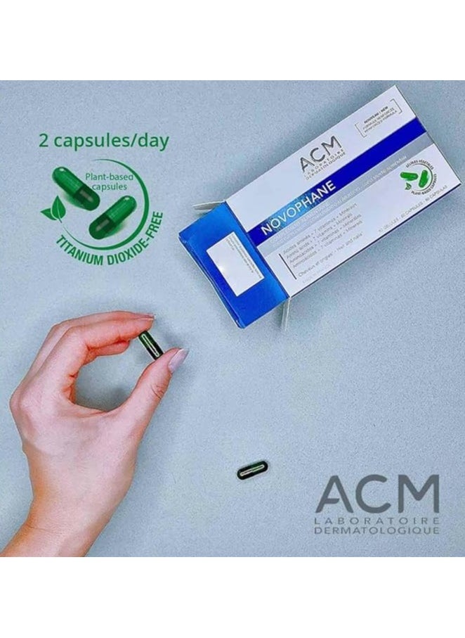 ACM ACM Novophane, 60 Capsules, Supports Hair & Nail Health  - Image 4