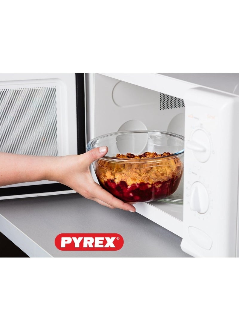 Pyrex Cook&Go 700ml Round Storage Dish with Airtight Lid - Versatile Freezer-to-Oven Solution Blue 700ml - Image 5