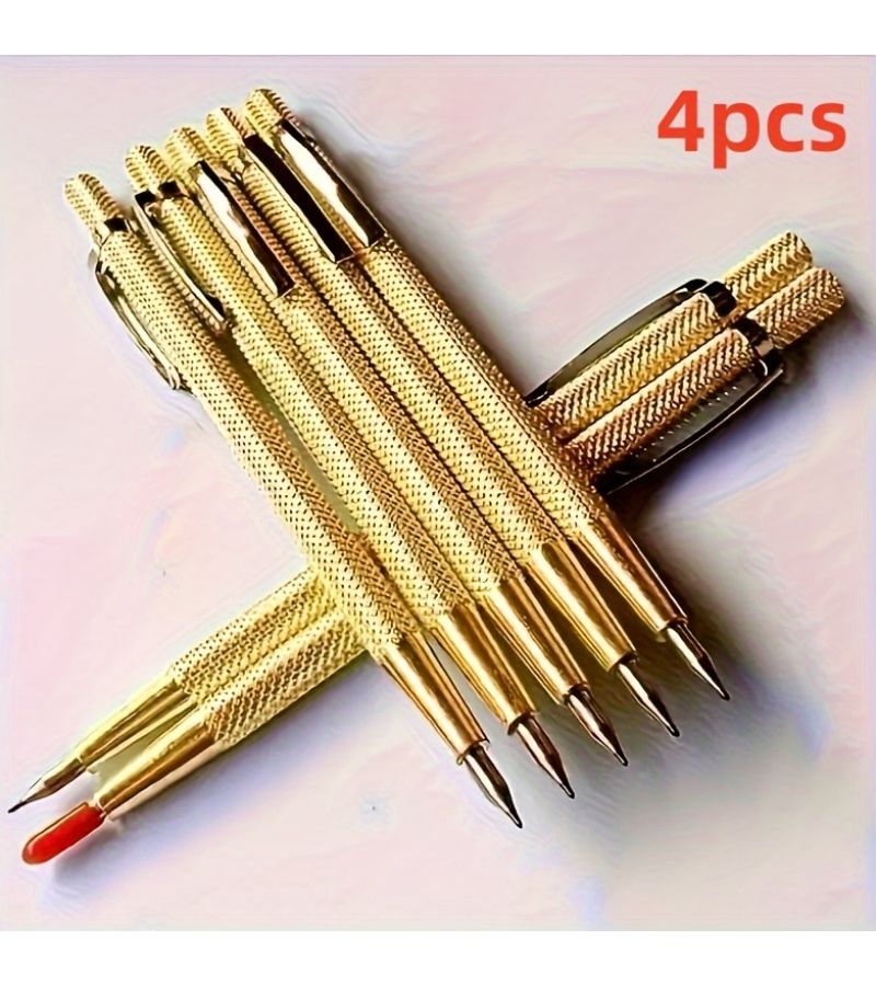 4 Tungsten Steel Alloy Marking Pens Durable for Glass Stones Ceramics Tile - Image 1
