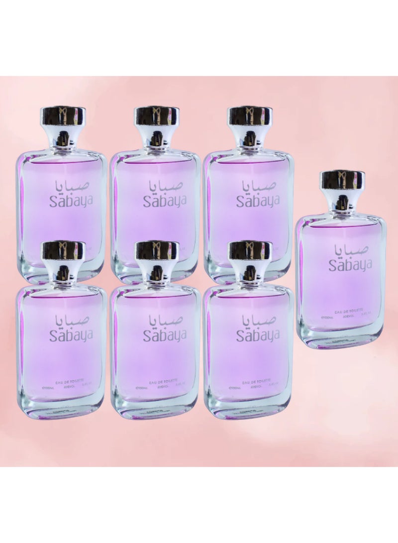 صبايا 7 قطع عطر صبايا 100 مل EDT - Image 1