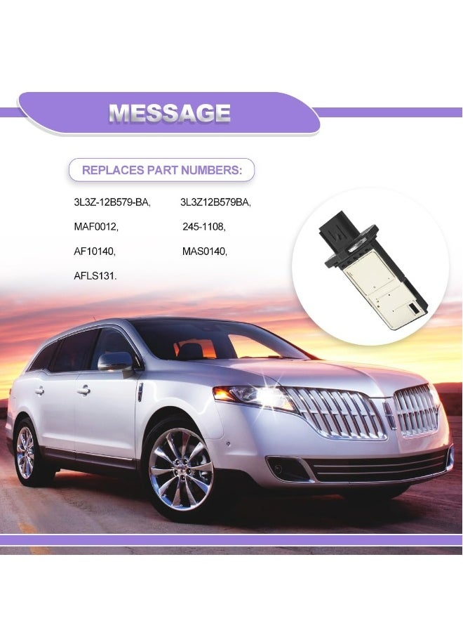 Topleo Mass Air Flow Sensor MAF Sensor Compatible with Ford Escape Expedition Explorer F150 F250 F350 Lincoln MKX MKZ Navigator Town Car Mercury Mariner Mountaineer Replaces# 3L3Z-12B579-BA MAF0012  - Image 3
