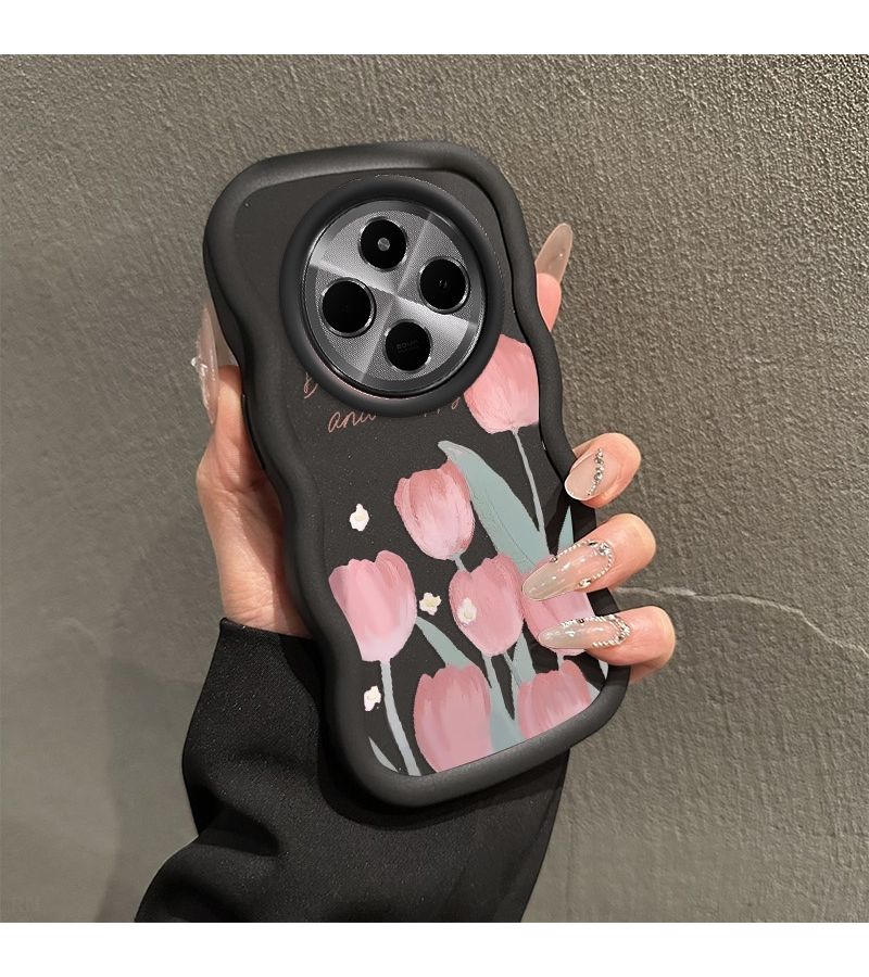 Transparent Shockproof Protective Phone Case For POCO C75 Black Lightweight Anti Slip Durable - Image 2
