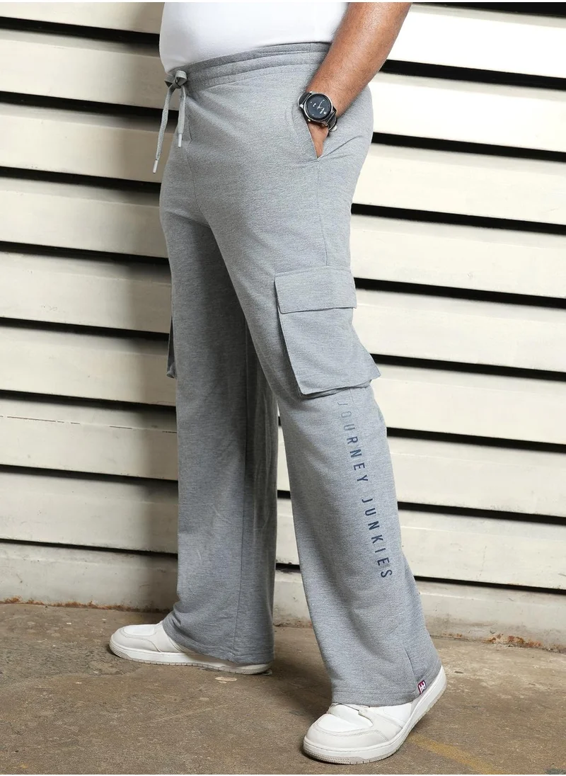 هاي ستار Men Grey Trousers