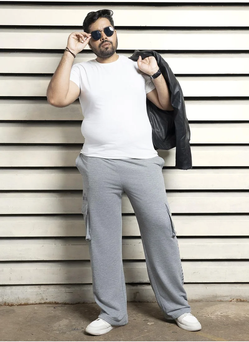 هاي ستار Men Grey Trousers