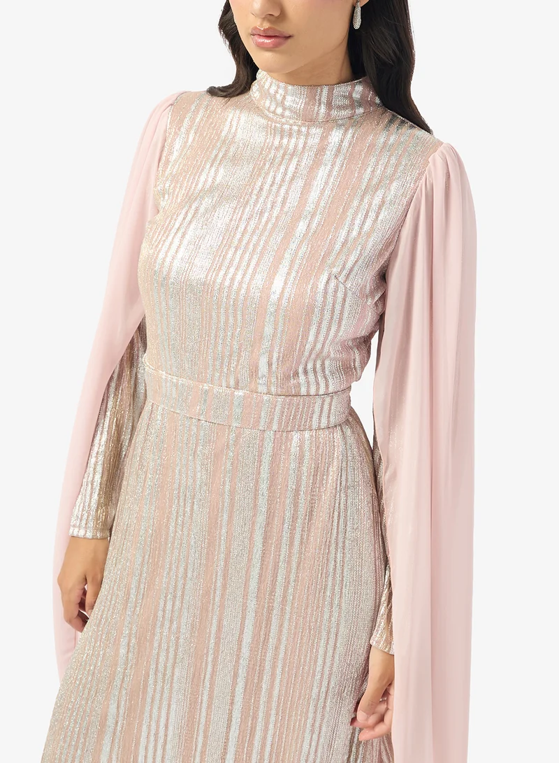 Golden Apple  Split Sleeves Maxi Dress for Women | Best Price UAE